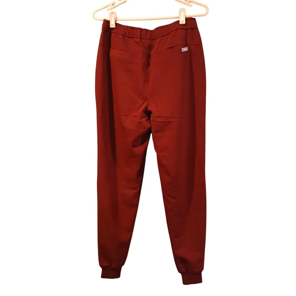 FIGS Men's Scrub Pants Burgundy Red Jogger Style Athletic Fit Size Small Tall
